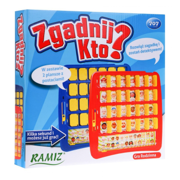 Gra edukacyjna, familijna Zgadnij Kto PL